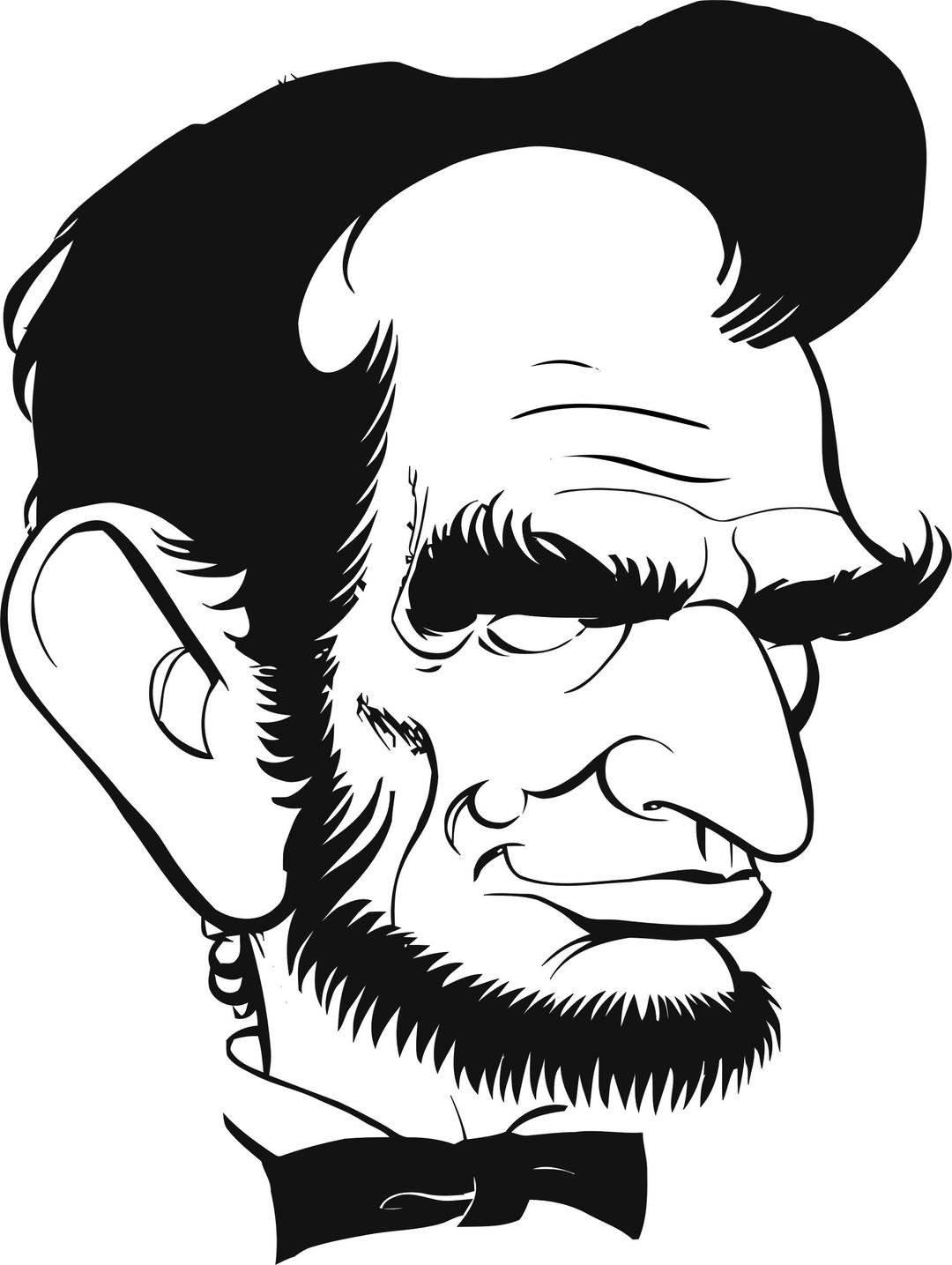 Abraham Lincoln Caricature png transparent