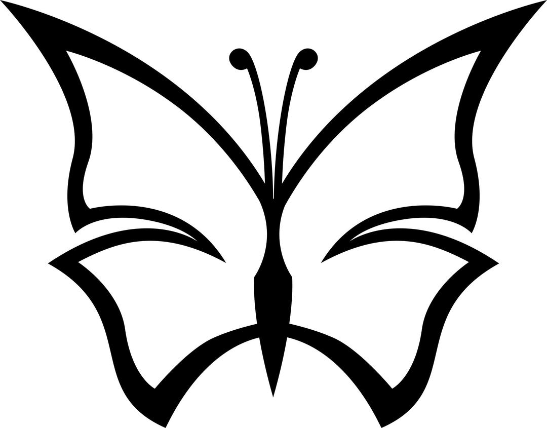 Abstract butterfly 1 png transparent