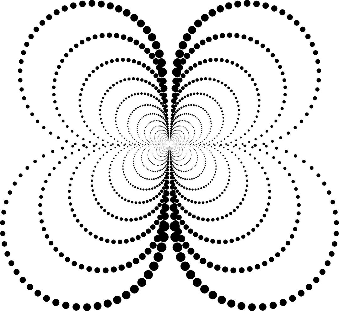 Abstract Circles Butterfly png transparent
