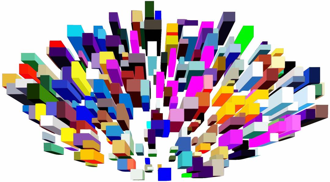 Abstract city png transparent