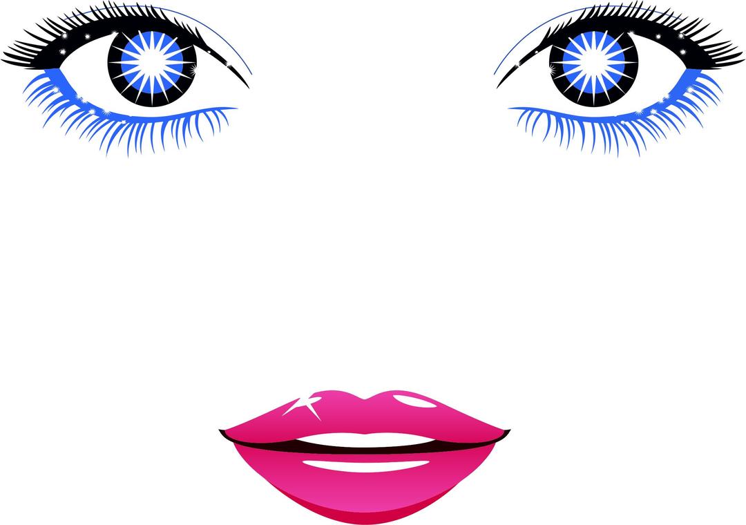 Abstract Female Face png transparent