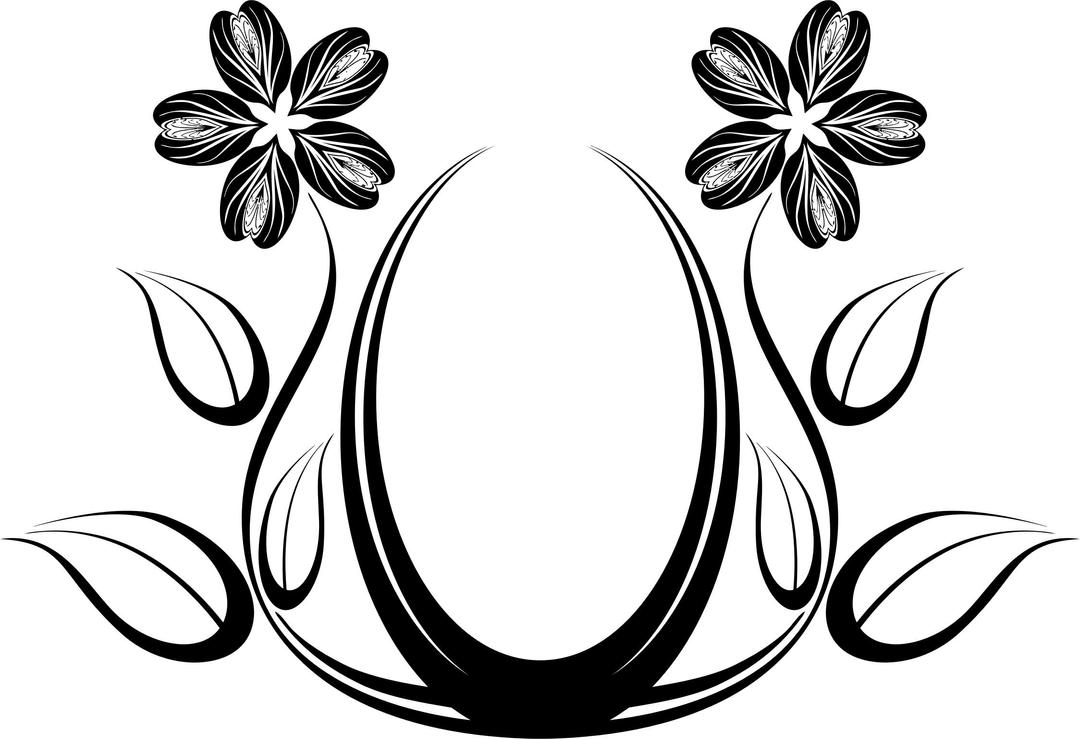 Abstract Floral Design png transparent