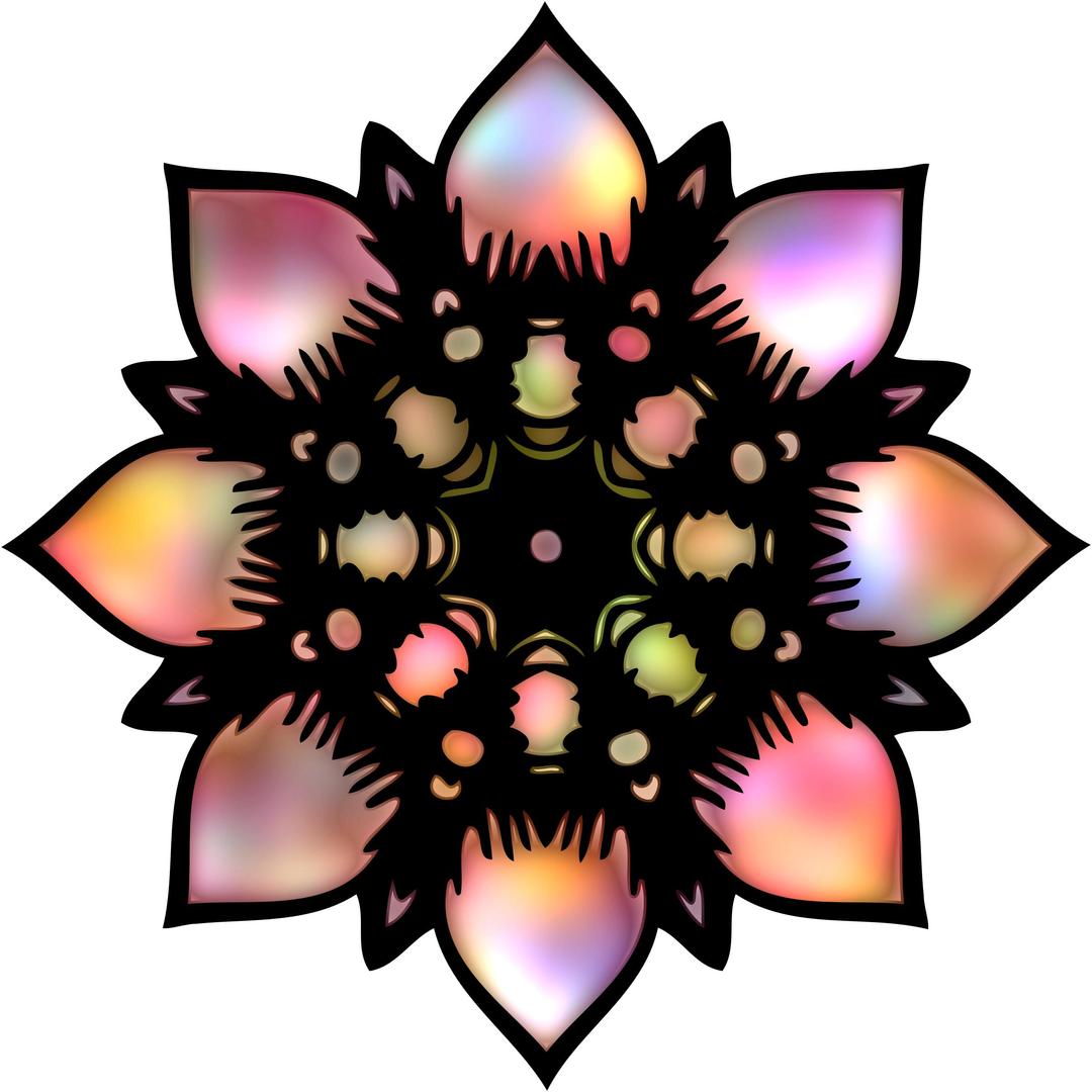 Abstract flower 4 png transparent