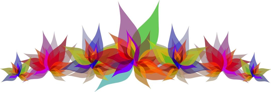 Abstract Flowers png transparent