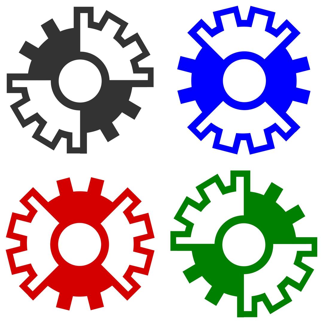 abstract gear wheels png transparent
