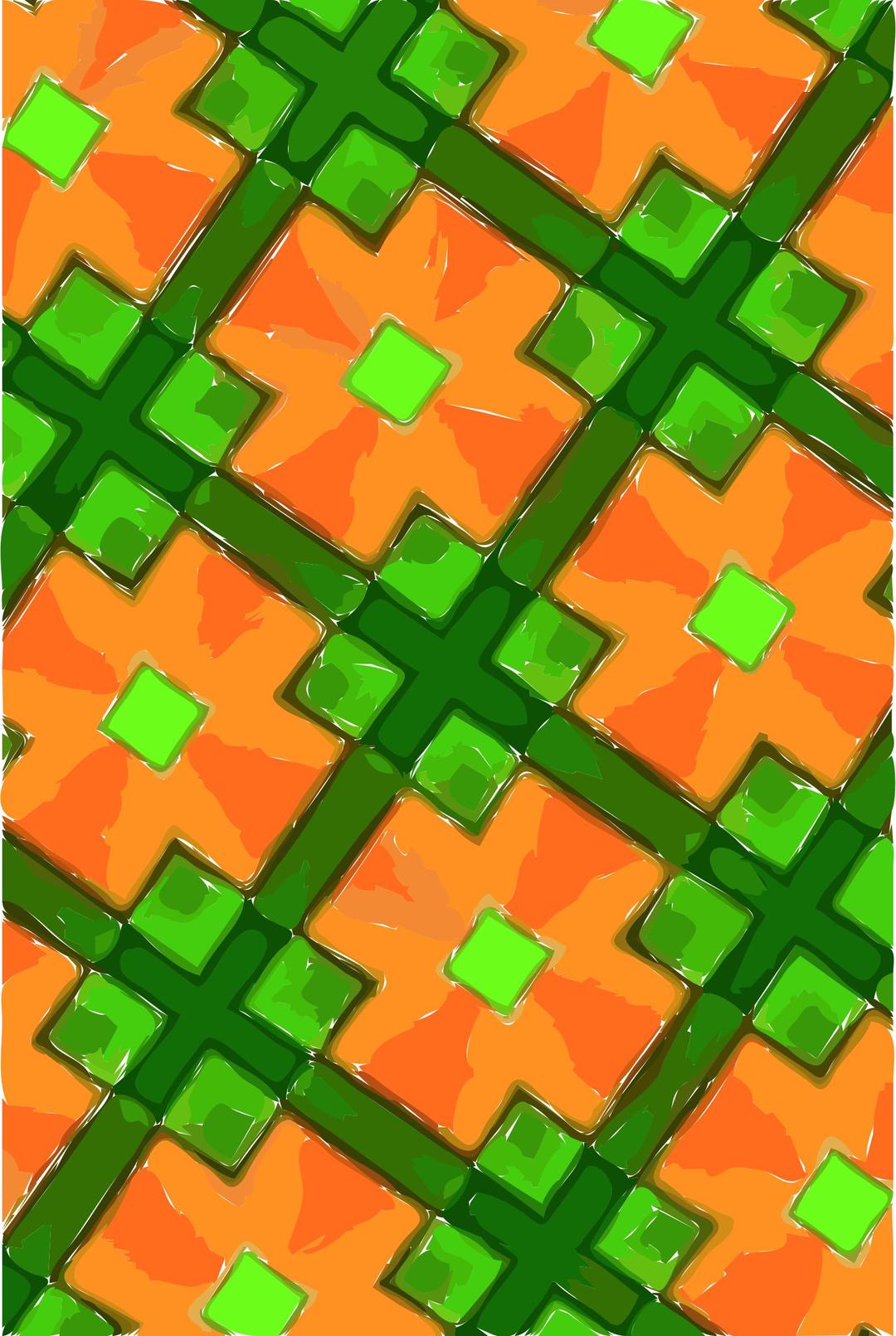 Abstract Image Orange and Green png transparent