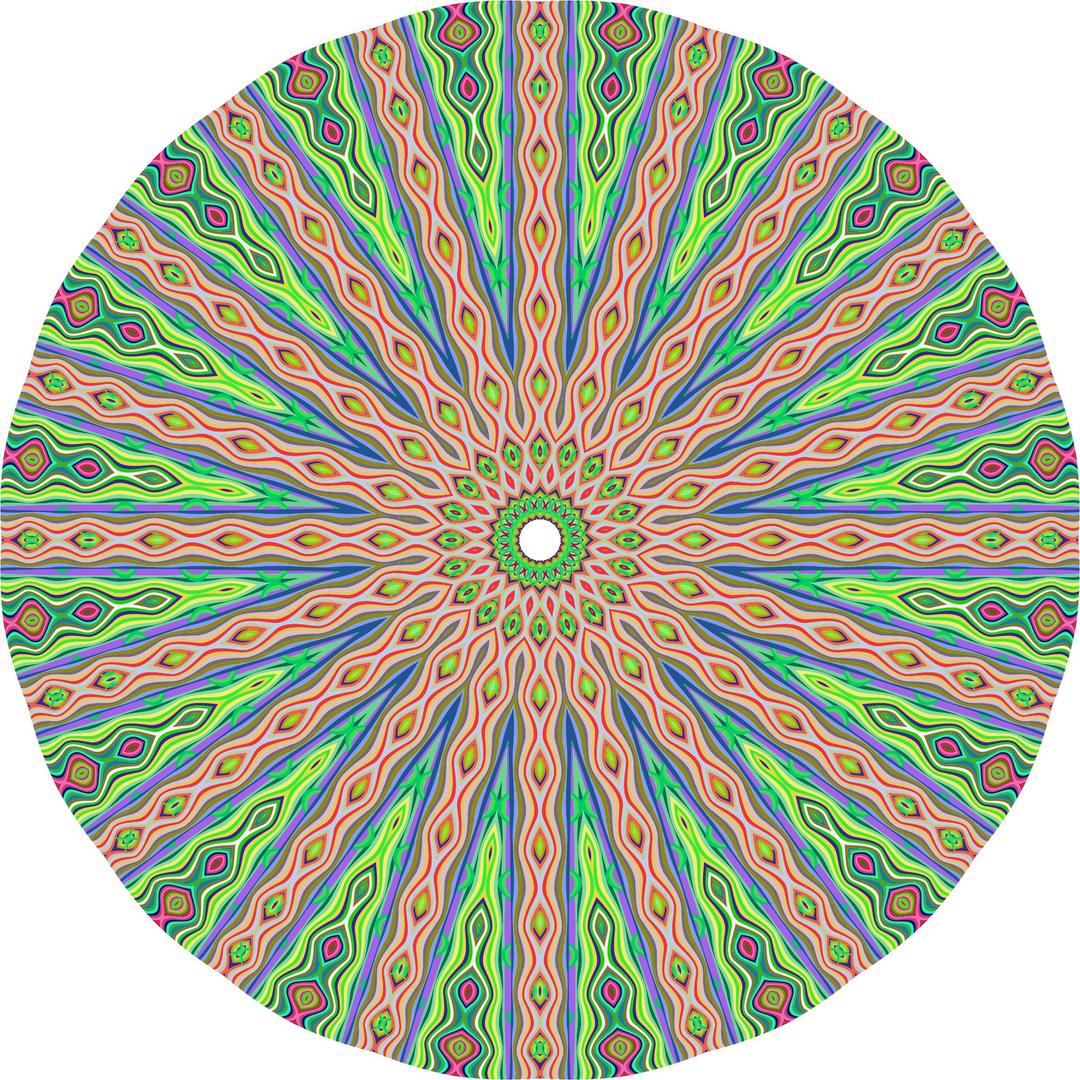 Abstract Pastel Mandala 2 png transparent