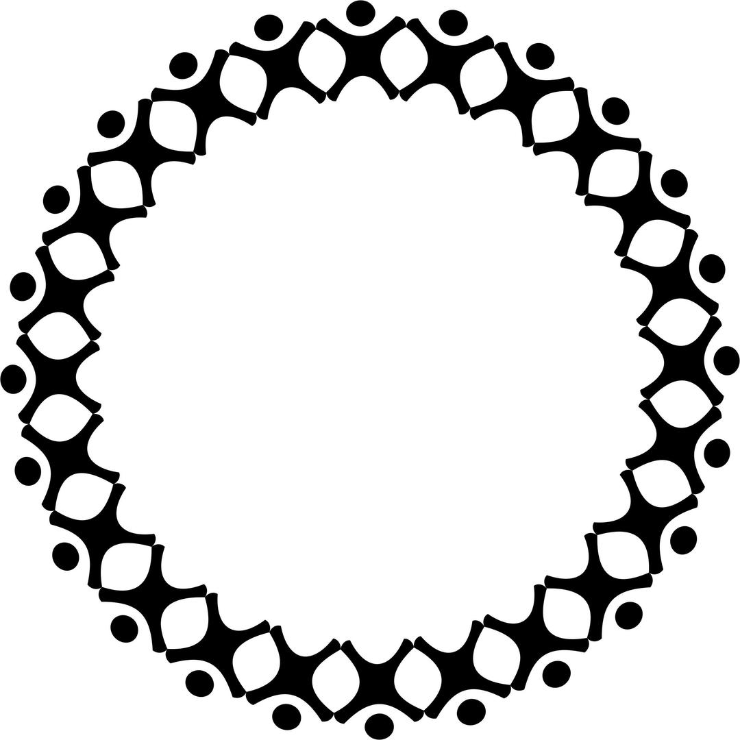 Abstract People Circle png transparent