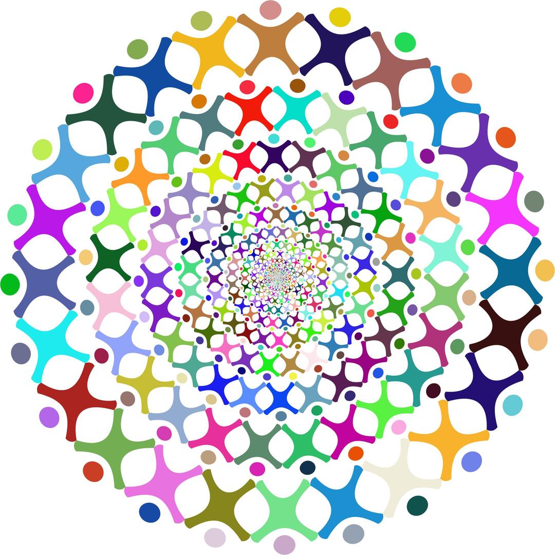 Abstract People Vortex Prismatic 2 png transparent