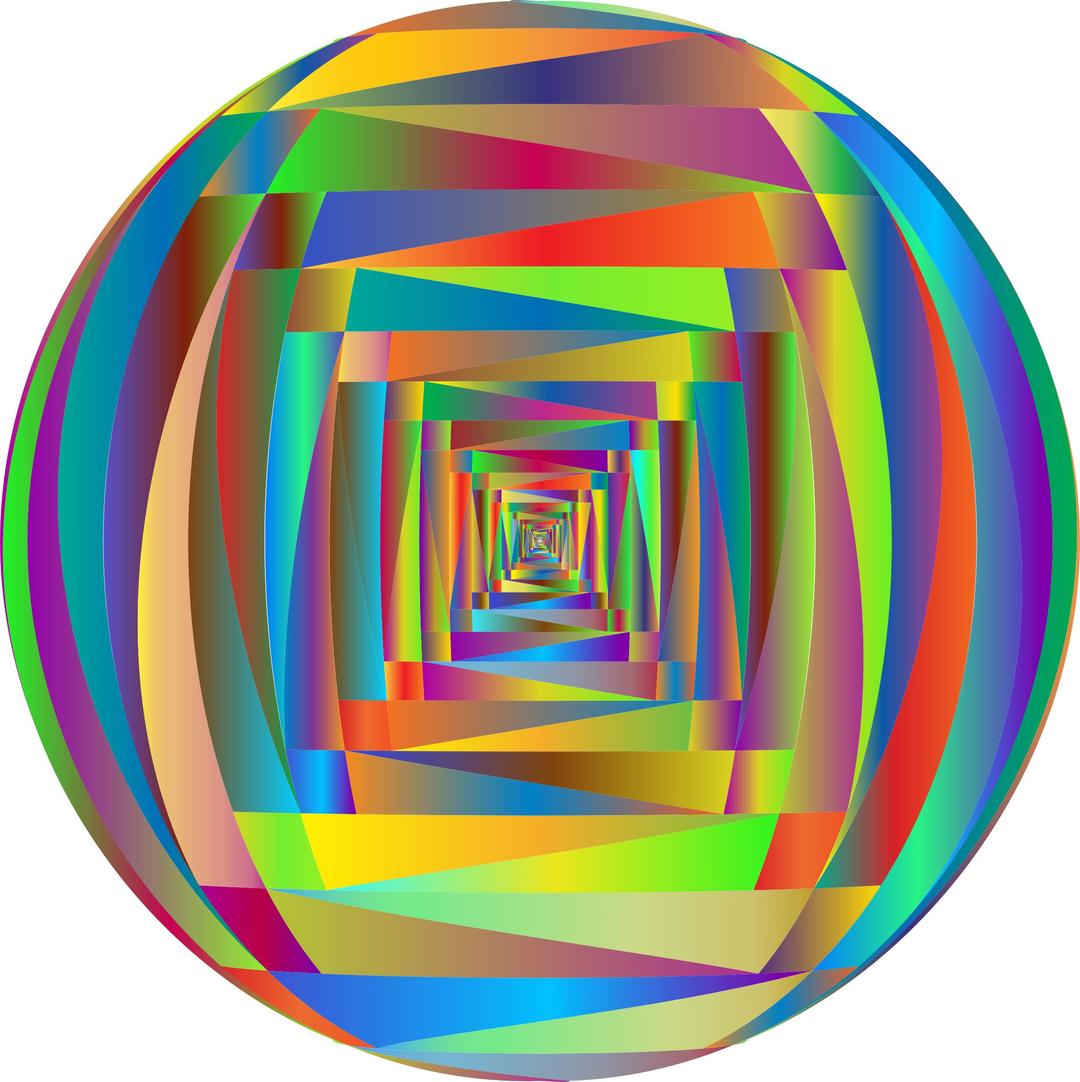 Abstract Polygonal Orb 2 png transparent