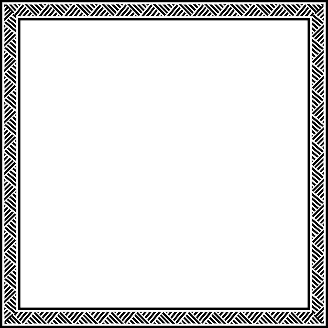Abstract Triangular Strips Frame 2 png transparent
