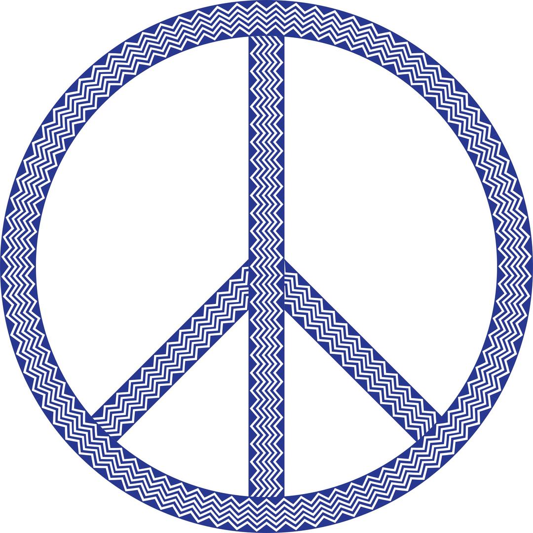 Abstract Waves Peace Sign png transparent