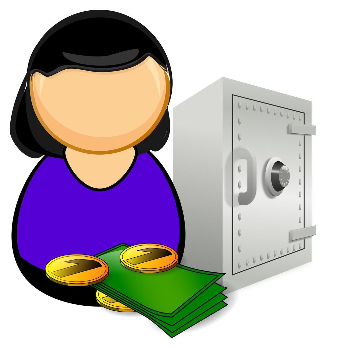 Accountant / bank officer png transparent