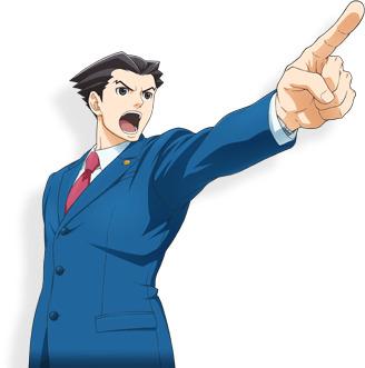 Ace Attorney Shouting png transparent