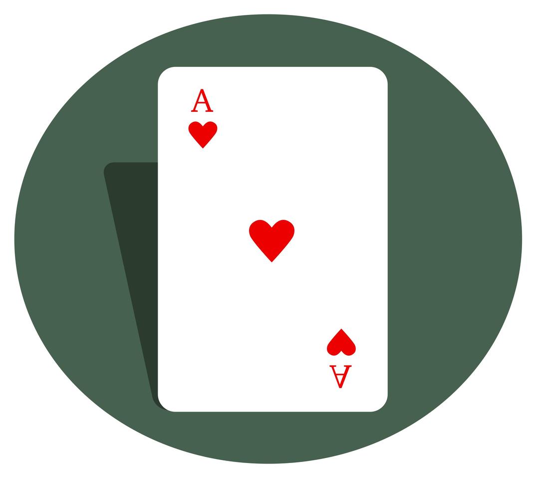 Ace of Hearts png transparent