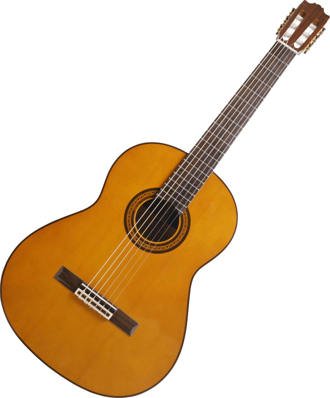 Acoustic Wood Guitar png transparent