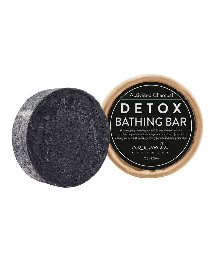 Activated Charcoal Detox Bathing Bar png transparent