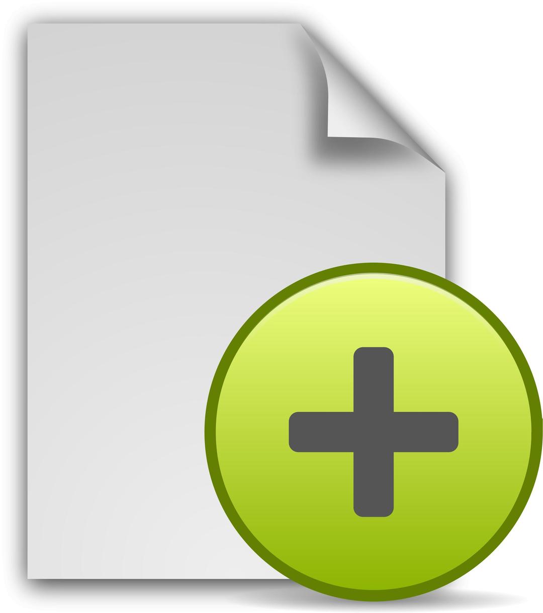 Add Document Icon png transparent