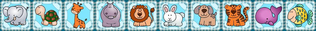 adesivo infantil (Animal Stickers for Kids) png transparent