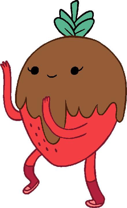 Adventure Time Chocoberry the Strawberry png transparent