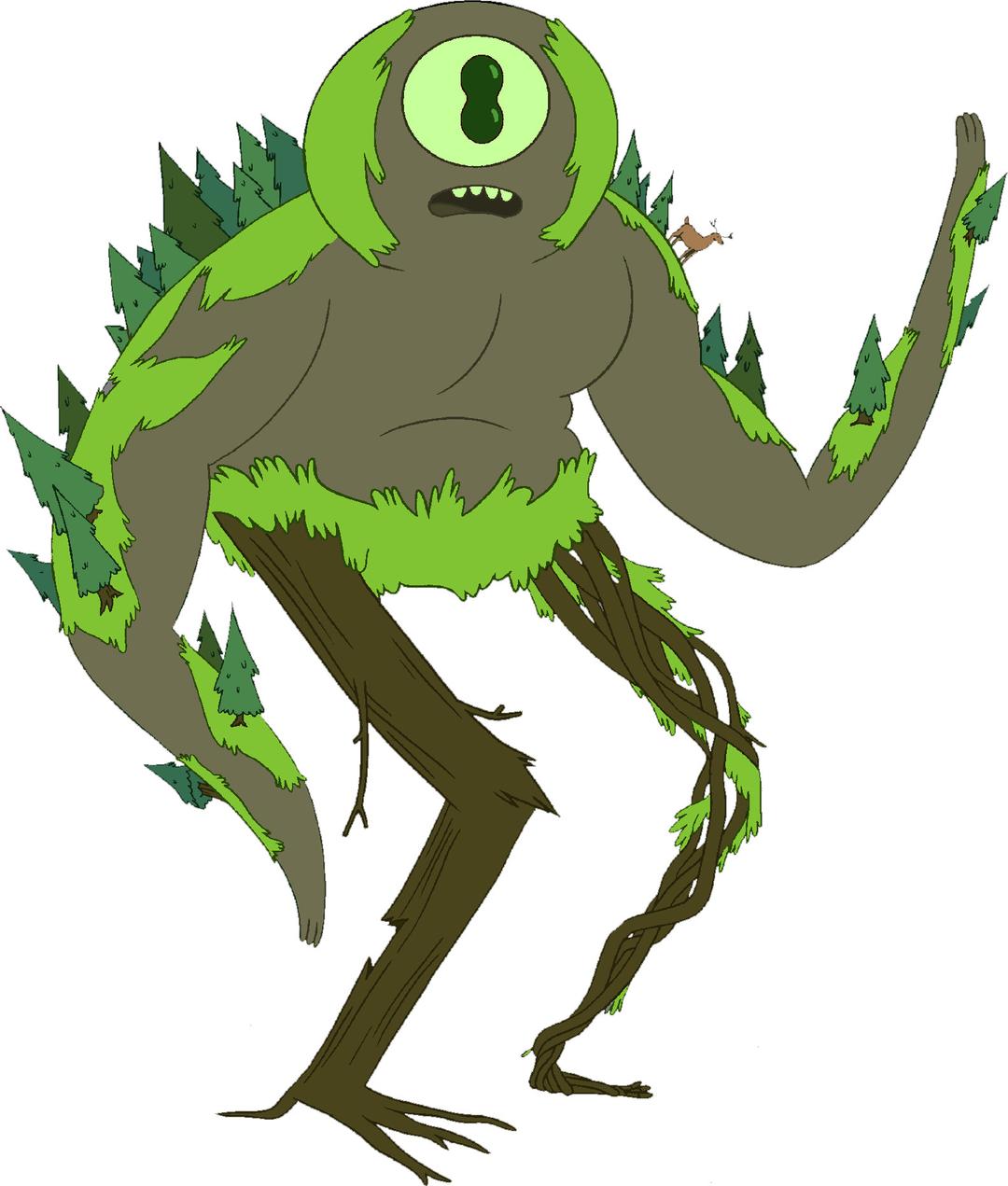 Adventure Time Forest Cyclops png transparent