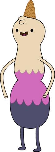 Adventure Time Ice Cream Lady png transparent