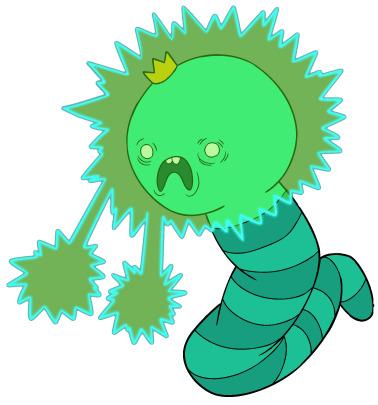 Adventure Time King Worm png transparent