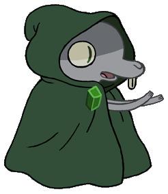 Adventure Time Mouse Wizard png transparent