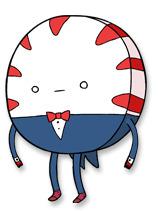Adventure Time Peppermint Butler png transparent