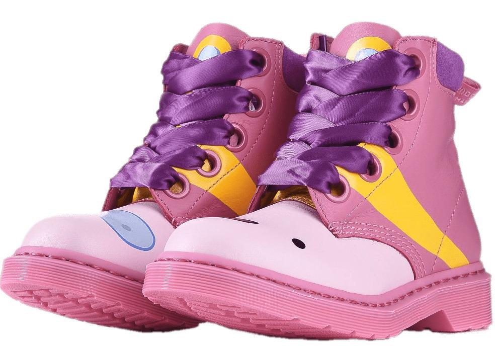 Adventure Time Princess Bubblegum Dr. Martens Shoes png transparent