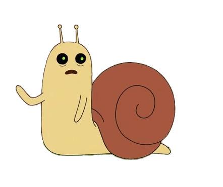 Adventure Time Snail png transparent