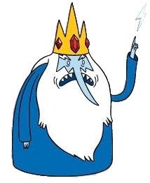 Adventure Time the Ice King Casting Spell png transparent