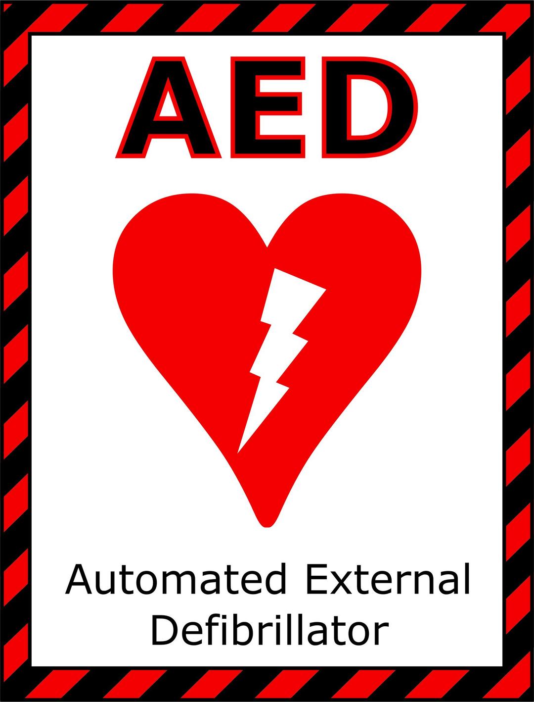 AED Sign 1 png transparent
