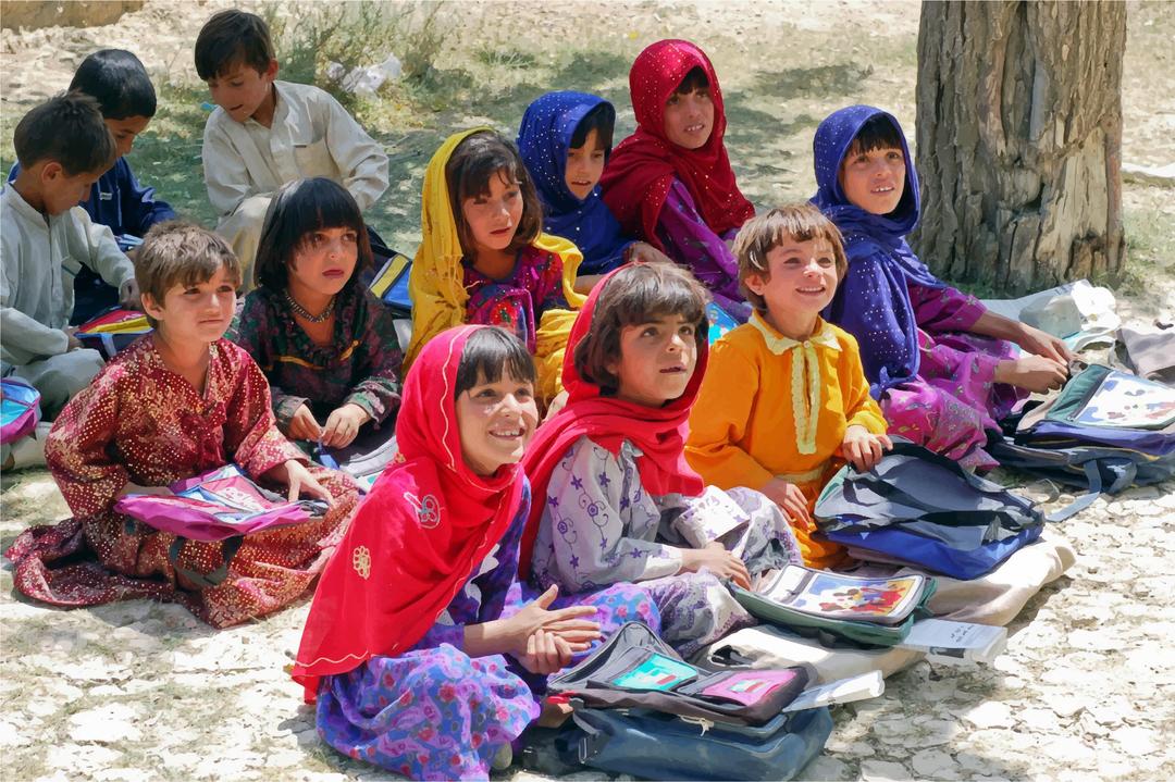 Afghan Girls And Boys png transparent
