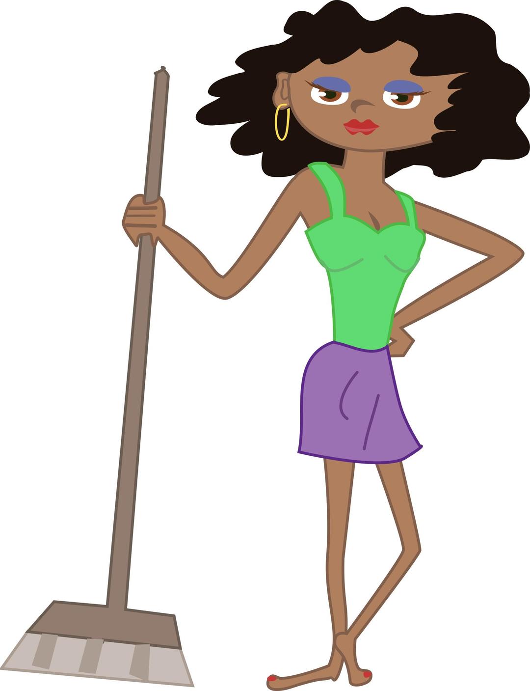 African Housekeeper png transparent