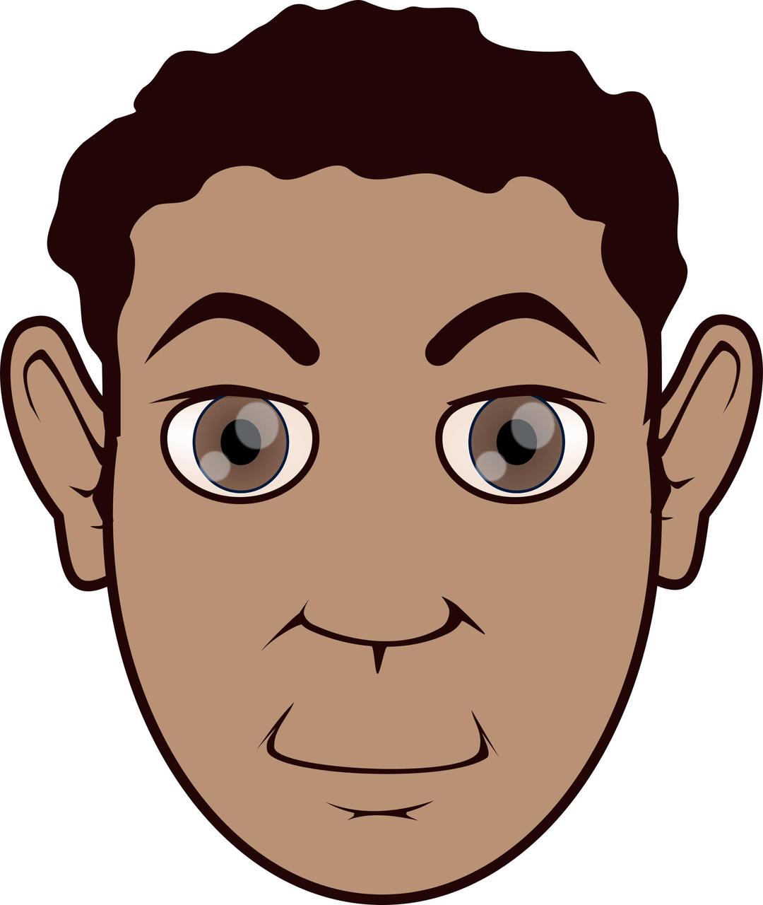 African Kid's Head png transparent