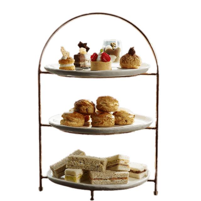 Afternoon Tea on A Three Tier Stand png transparent