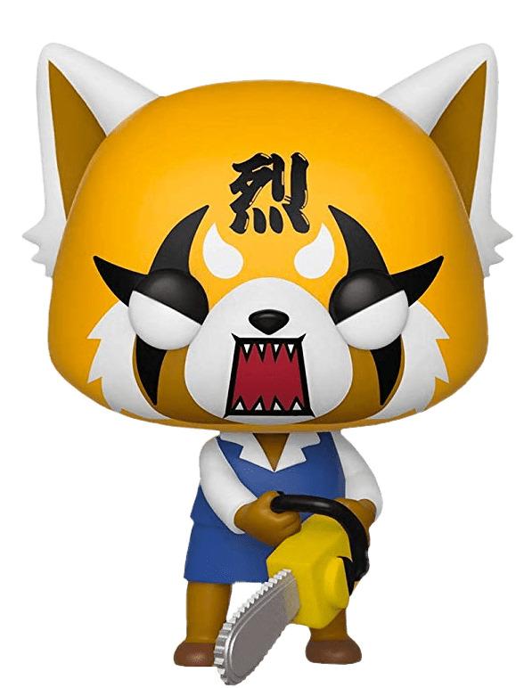 Aggretsuko With Chainsaw png transparent