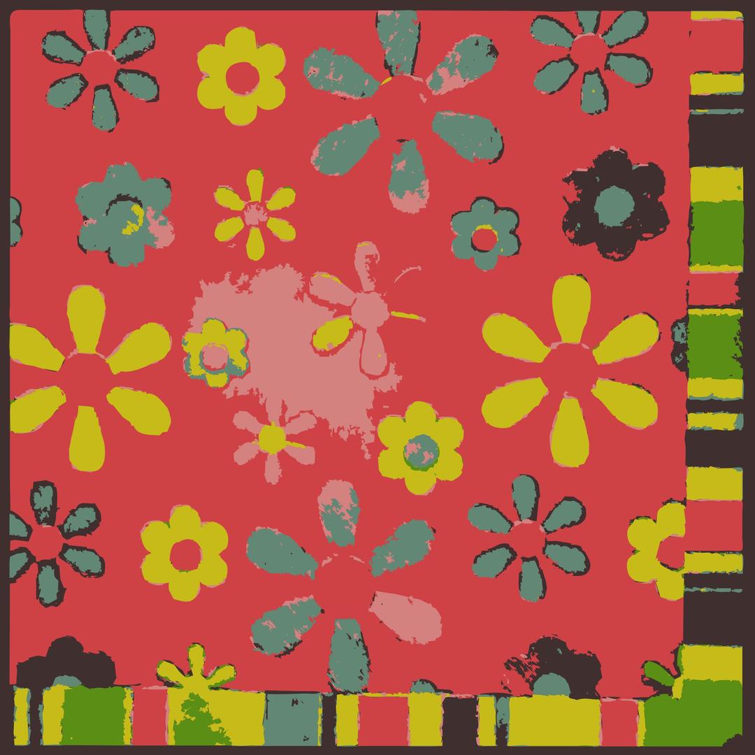 Aiflowers pattern png transparent