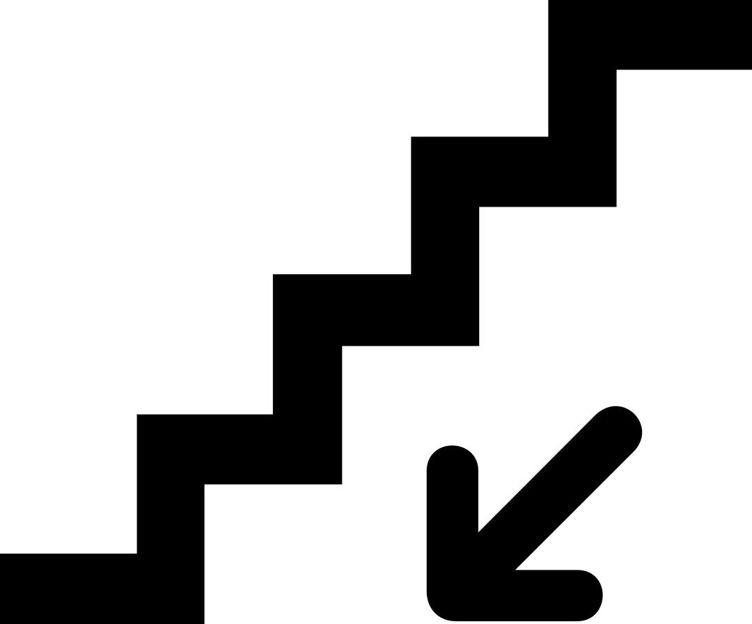 aiga stairs down png transparent