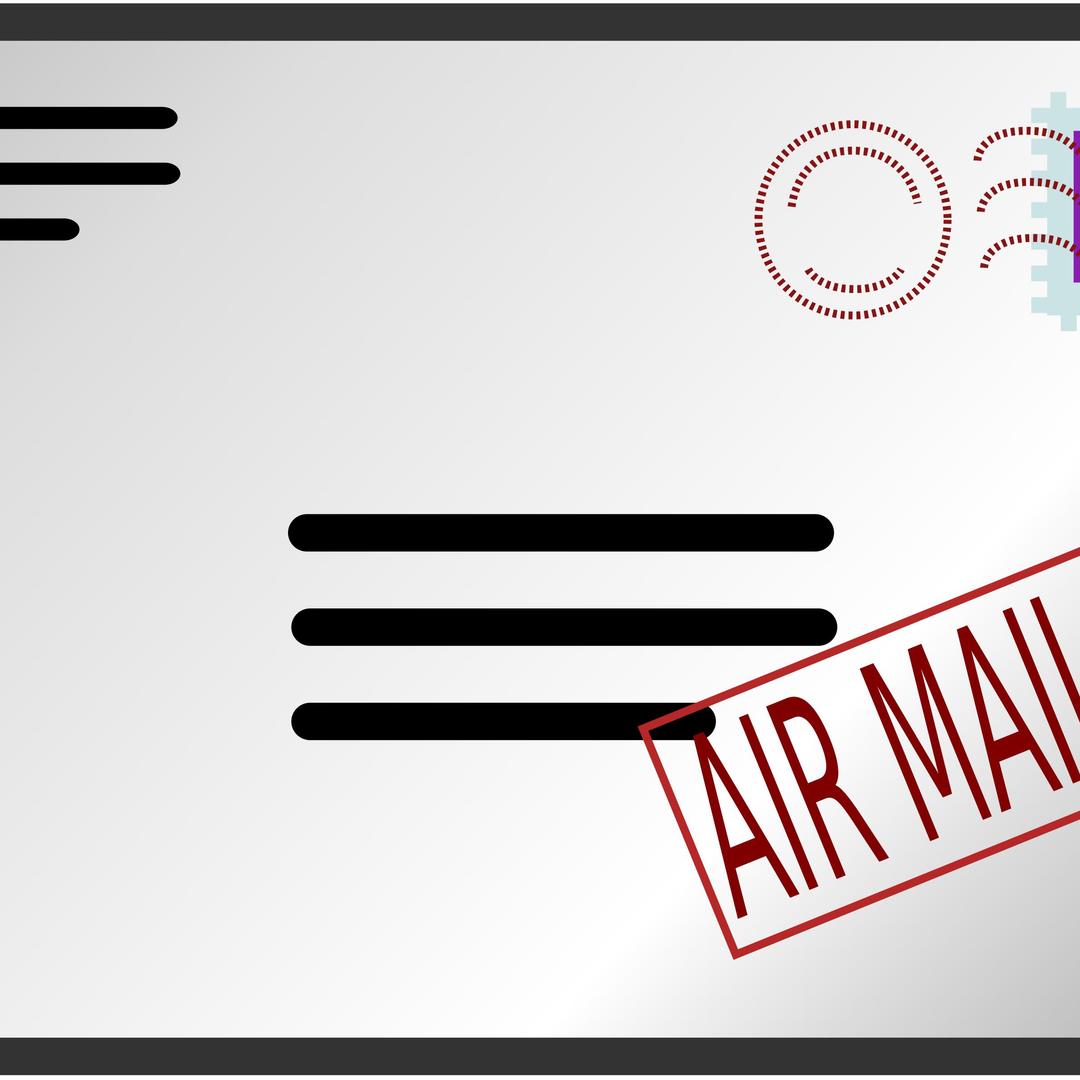 Air mail png transparent