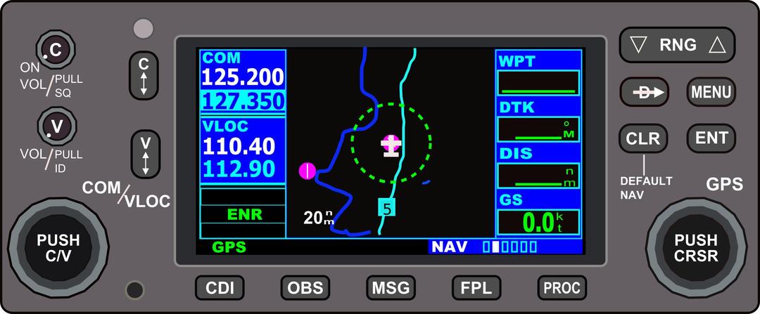 Aircraft GPS png transparent