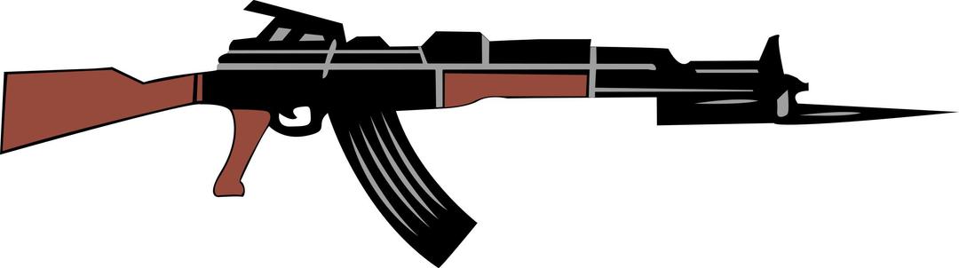 AK 47 png transparent