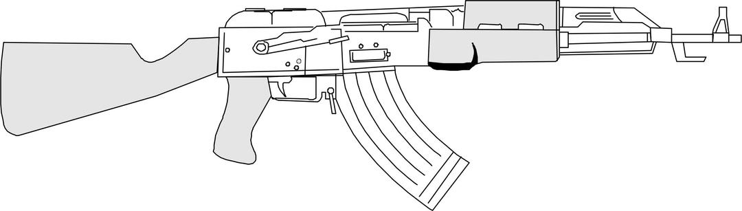 AK-47 png transparent