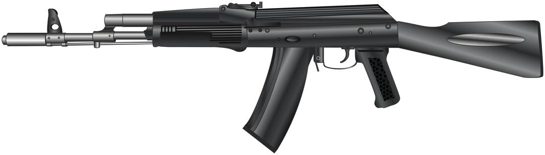 AK-47 Kalashnikov rifle png transparent
