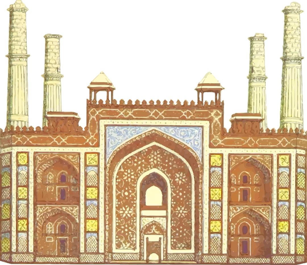 Akbar's tomb png transparent