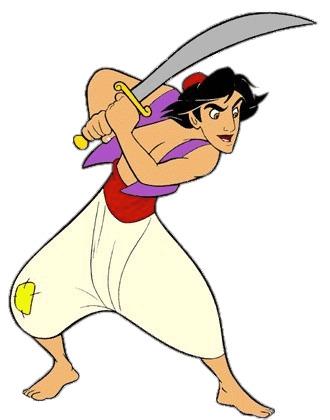 Aladdin With His Sword png transparent