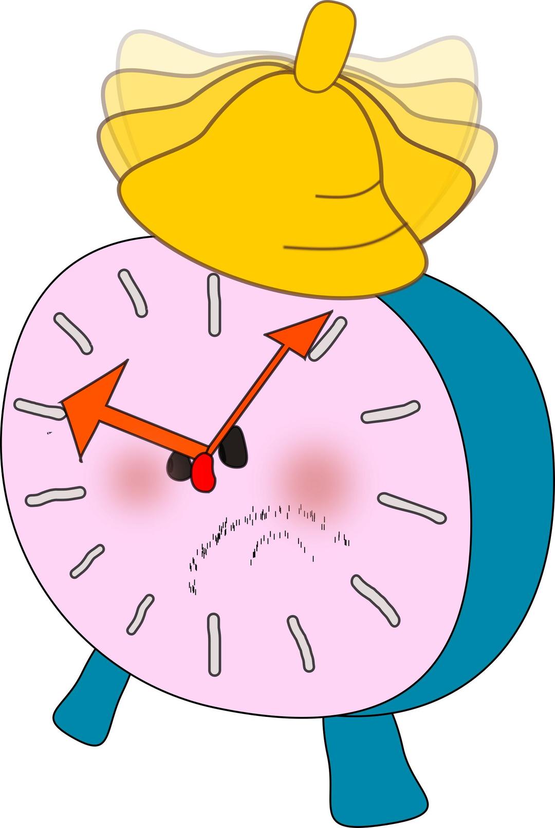 alarm clock is  angry png transparent
