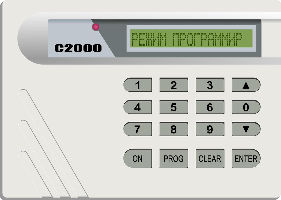 Alarm system S2000 on png transparent
