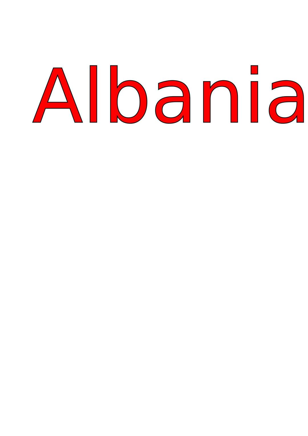 Albania png transparent
